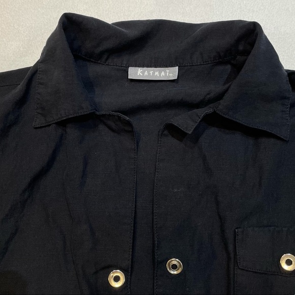 Black Katmai 3/4 Blazer Jacket - Picture 3 of 8